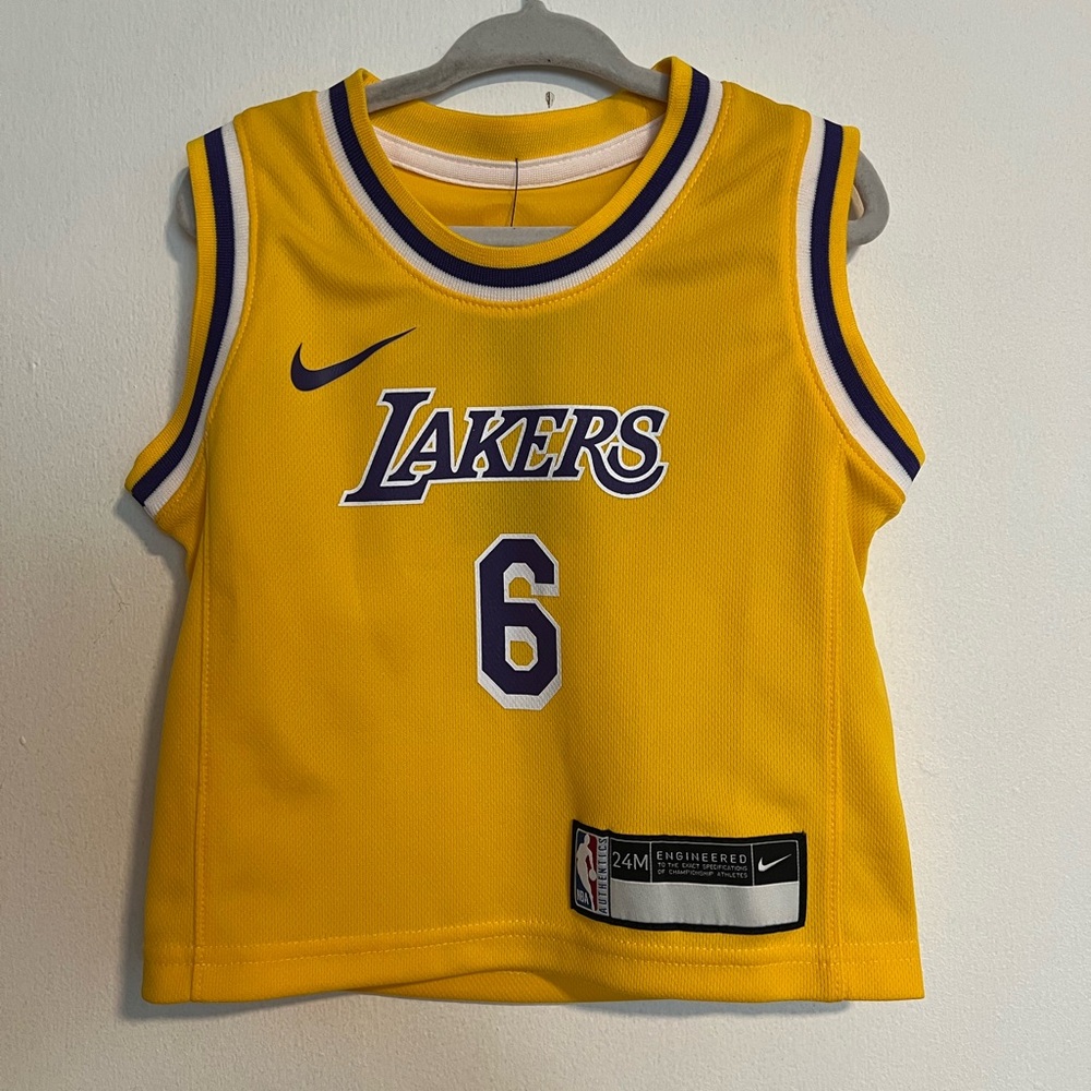 Nike Kids Lakers Gold Basketball Jersey